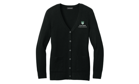 Cal Poly Division of Research Women's Button-Up Cardigan Sweater