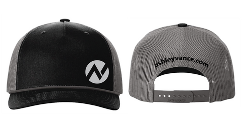 Ashley & Vance Richardson Five-Panel Trucker with Rope Cap
