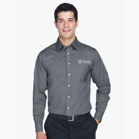 Ashley & Vance Stretch Twill Woven Dress Shirt