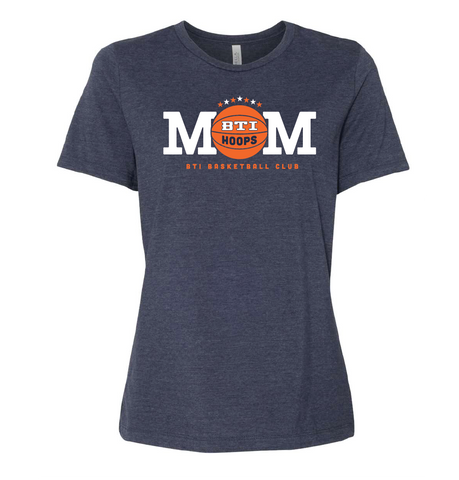 BTI Mom T-Shirt-Navy Heather
