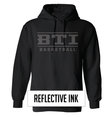 BTI Reflective Hoodie-Black