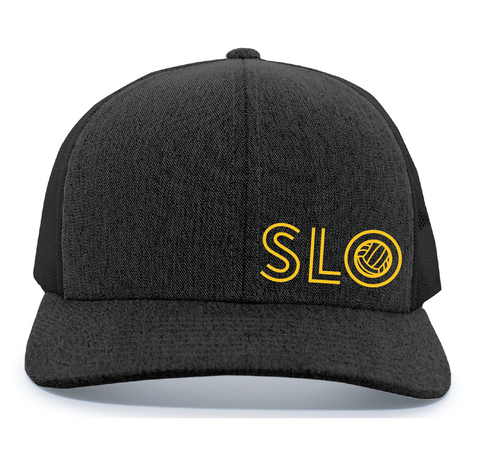 SLO Water Polo Black Heather Trucker