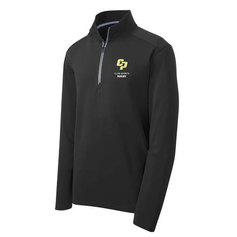 Cal Poly Rugby Club- Sport-Wick Textured 1/4-Zip Pullover