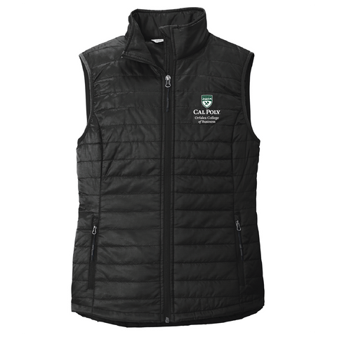 Cal Poly OCOB - Women's Packable Puffy Vest