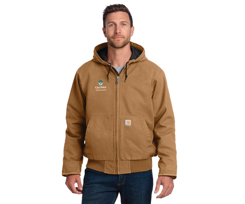 Cal Poly Plant Sciences Carhartt® Washed Duck Active Jacket