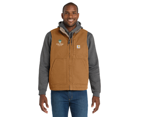 Cal Poly Crops Unit Carhartt® Sherpa-Lined Mock Neck Vest