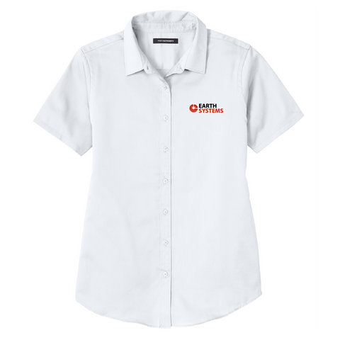 Earth Systems - Women's Short Sleeve Twill Shirt
