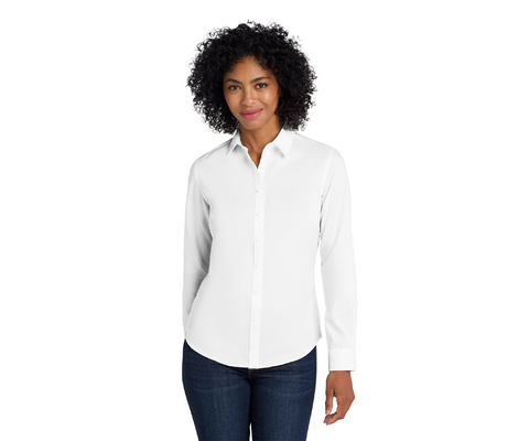 L06. FMD - Port Authority® Women's SuperPro™ Twill Shirt