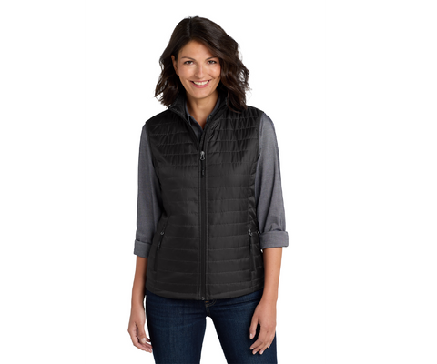 L14. FMD -  Port Authority® Ladies Packable Puffy Vest