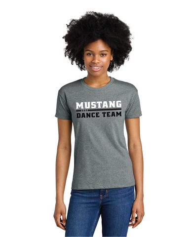 Mustang Dance Team Ladies T-Shirt (Grey)