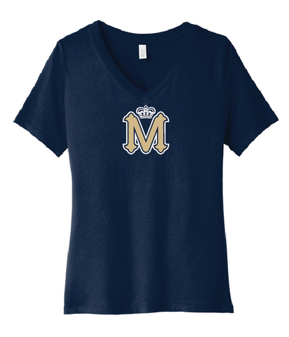 Mission College Prep - Women's Front Logo M-Crown V-Neck