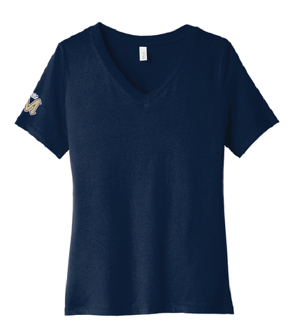 Mission College Prep - Women's M-Crown Sleeve V-Neck