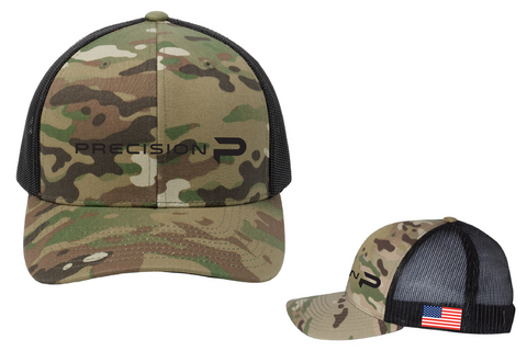 Precision Trucker Cap - Flag Logo