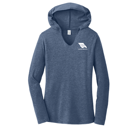 SLO County Social Services - Ladies Perfect Tri Long Sleeve Hoodie