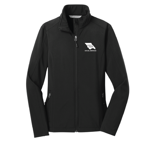 SLO County Social Services - Ladies Softshell Jacket