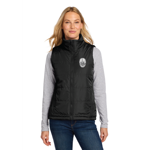 SLO Police Badge Women's Puffy Vest