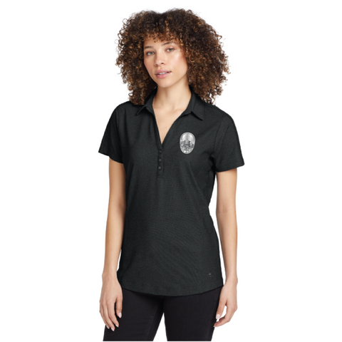 SLO Police Badge Women's Onyx Polo