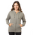 37. FMD - Econscious Ladies Heathered Full-Zip Hoodie