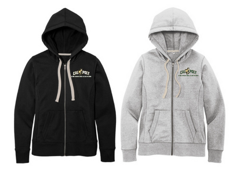 Cal Poly Swimming & Diving Ladies Full Zip Hoodie