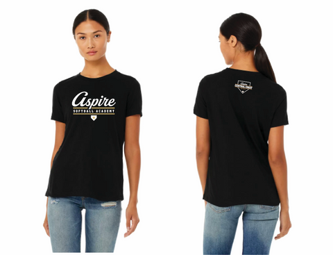 Aspire Softball "Script" Ladies Tee