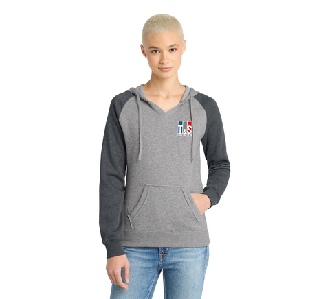 T&S Structural - Ladies Lightweight Fleece Raglan Hoodie