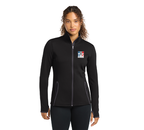 T&S Structural - Ladies Sport-Wick® Stretch Contrast Full-Zip Jacket