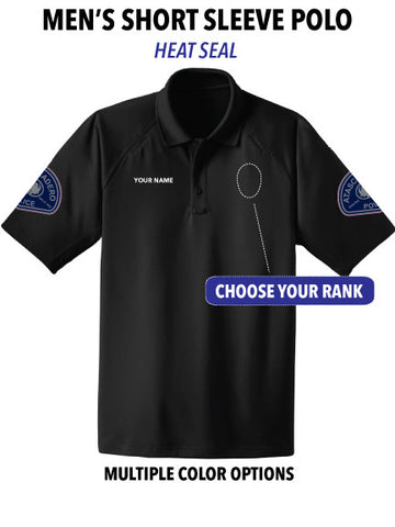 Atascadero Police - Men's (Heat Seal) Short Sleeve Polo