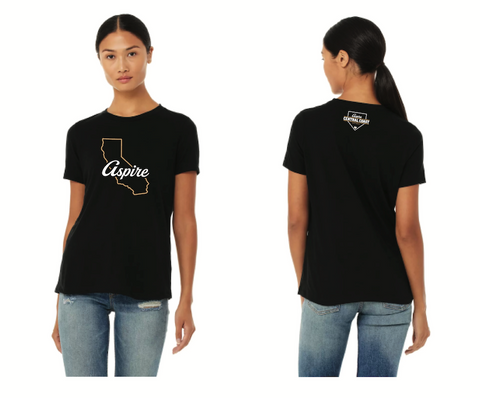 Aspire Softball "CA" Ladies Tee