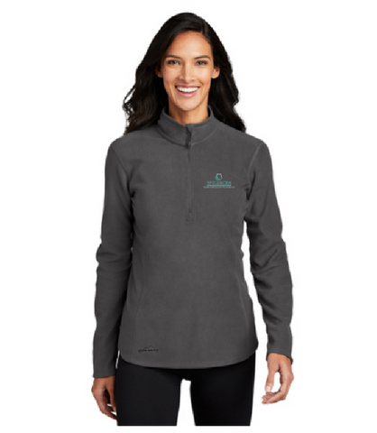 WH - Eddie Bauer® Ladies 1/2-Zip Microfleece Jacket